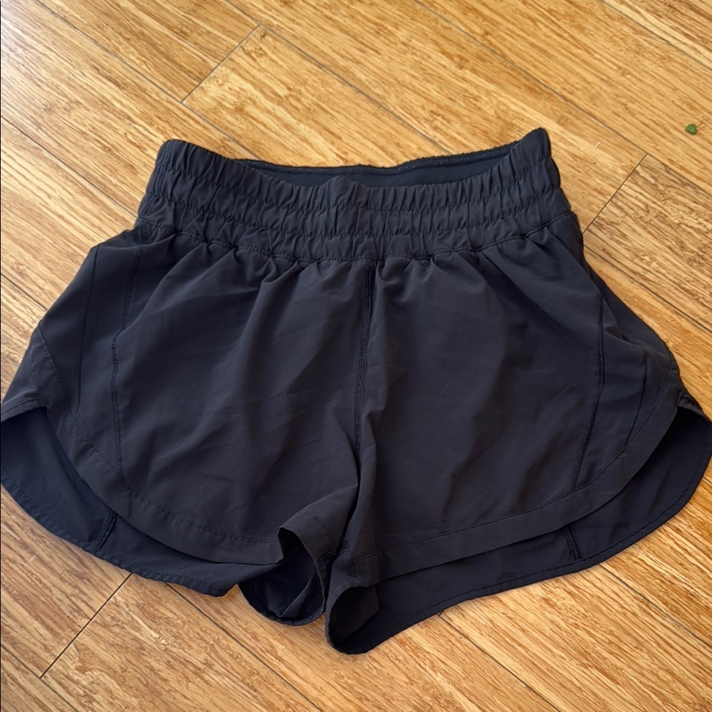 Lululemon Athletica Black Athletic Shorts Lightweight Moisture-Wicking